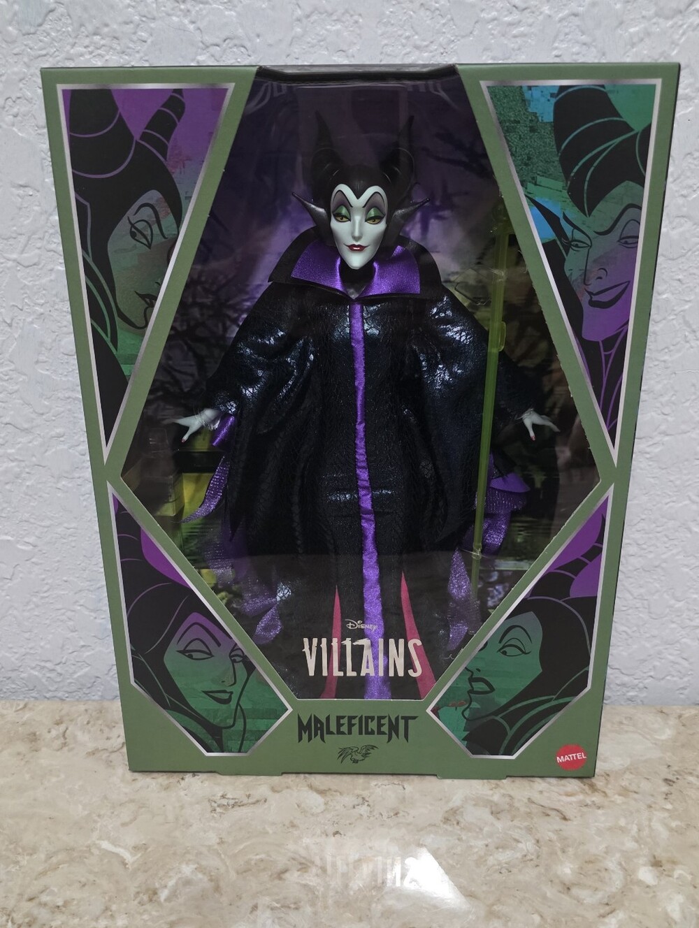 Disney Villains Maleficent Collector Fashion Doll Mattel JLT53 New Sealed Box